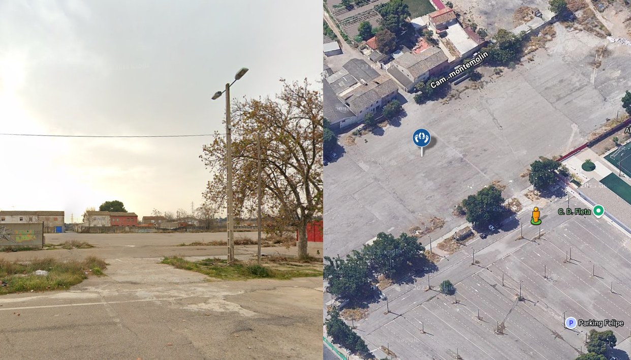 Parking lot Fleta - Zaragoza